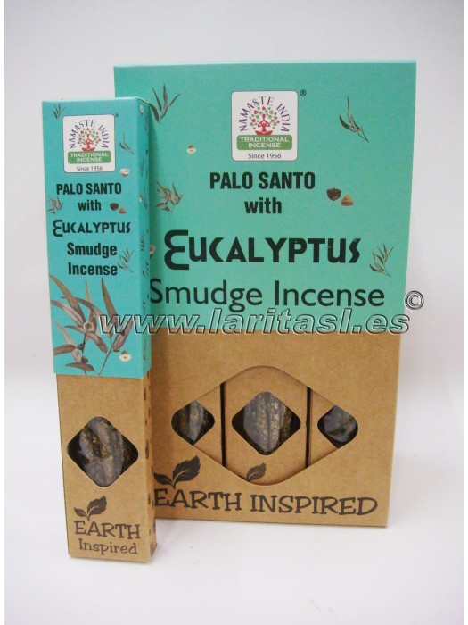Incenso Orkay Namaste Earth Inspired Palo Santo e Eucalipto (12x30gr)